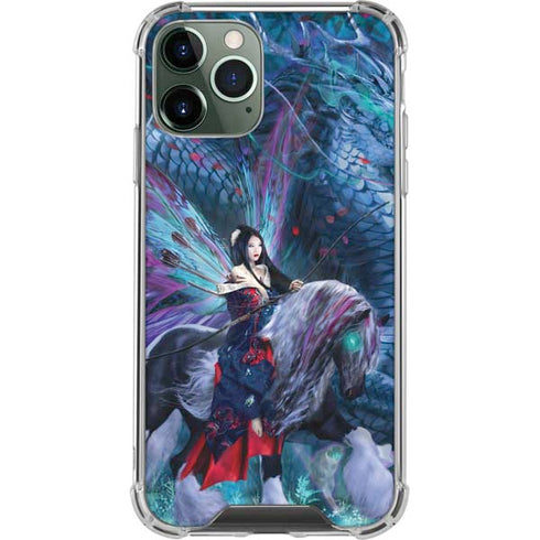 Ride of the Yokai Fairy and Dragon by Ruth Thompson iPhone 11 Pro Max Clear Case