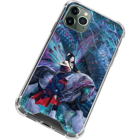 Ride of the Yokai Fairy and Dragon by Ruth Thompson iPhone 11 Pro Max Clear Case