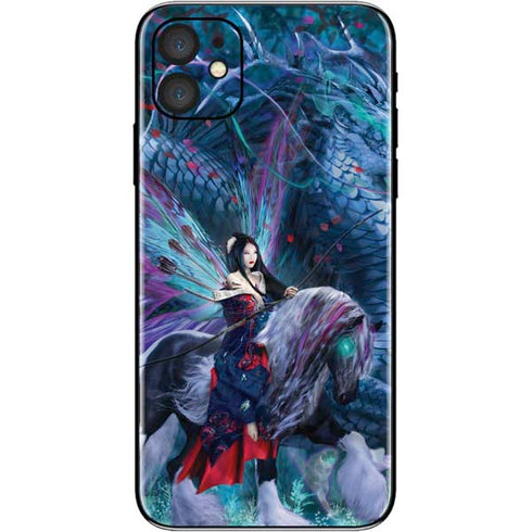 Ruth Thompson Ride of the Yokai Fairy and Dragon iPhone 11 Skin