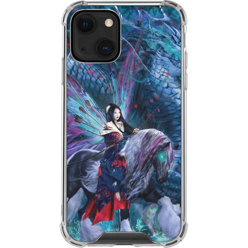 Ruth Thompson Ride of the Yokai Fairy and Dragon iPhone 14 Plus Clear Case