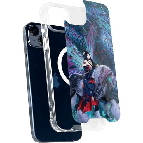 Ride of the Yokai Fairy and Dragon by Ruth Thompson iPhone 15 Plus MagSafe Case