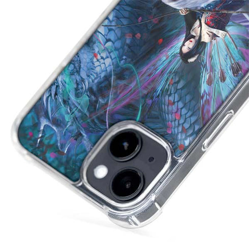 Ride of the Yokai Fairy and Dragon by Ruth Thompson iPhone 15 Plus MagSafe Case