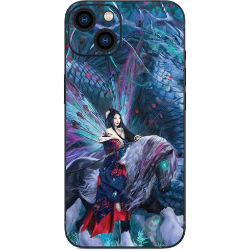 Ride of the Yokai Fairy and Dragon by Ruth Thompson iPhone 15 Plus Skin