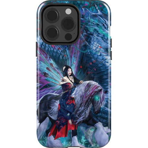 Ride of the Yokai Fairy and Dragon by Ruth Thompson iPhone 15 Pro Impact Case