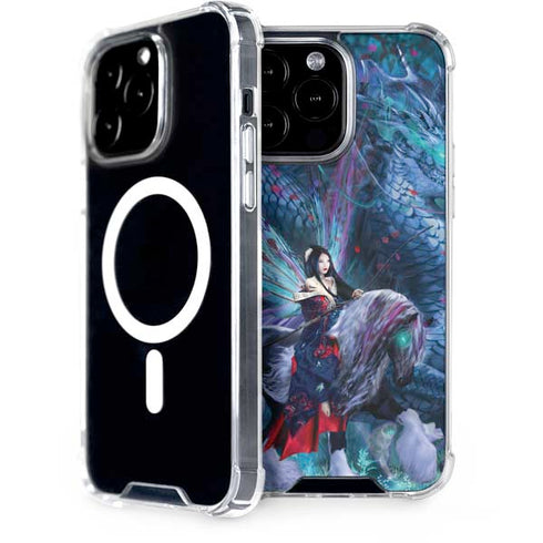 Ride of the Yokai Fairy and Dragon by Ruth Thompson iPhone 15 Pro Max MagSafe Case