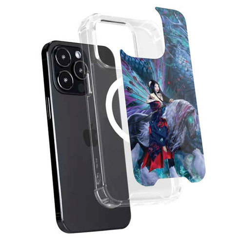Ride of the Yokai Fairy and Dragon by Ruth Thompson iPhone 15 Pro Max MagSafe Case