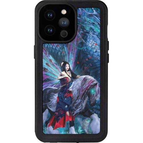 Ruth Thompson Ride of the Yokai Fairy and Dragon iPhone 14 Pro Max Waterproof Case