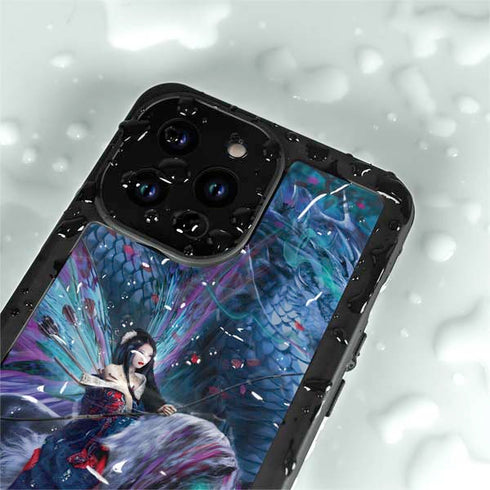 Ruth Thompson Ride of the Yokai Fairy and Dragon iPhone 14 Pro Max Waterproof Case