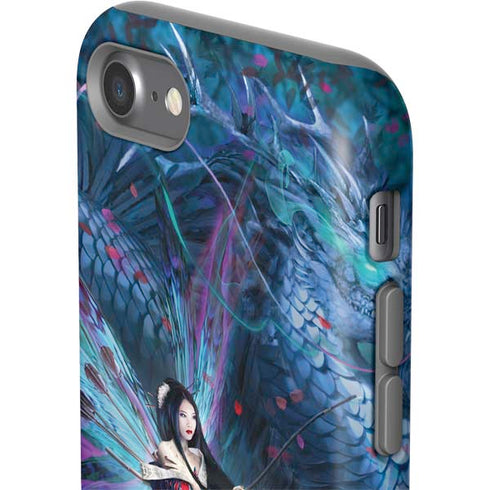 Ruth Thompson Ride of the Yokai Fairy and Dragon iPhone SE (2nd & 3rd Gen) Pro Case