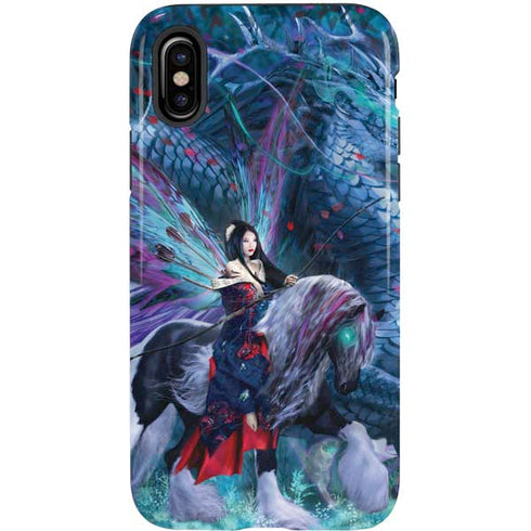 Ruth Thompson Ride of the Yokai Fairy and Dragon iPhone X Pro Case