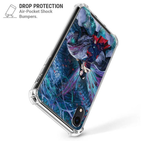 Ride of the Yokai Fairy and Dragon by Ruth Thompson iPhone XR Clear Case