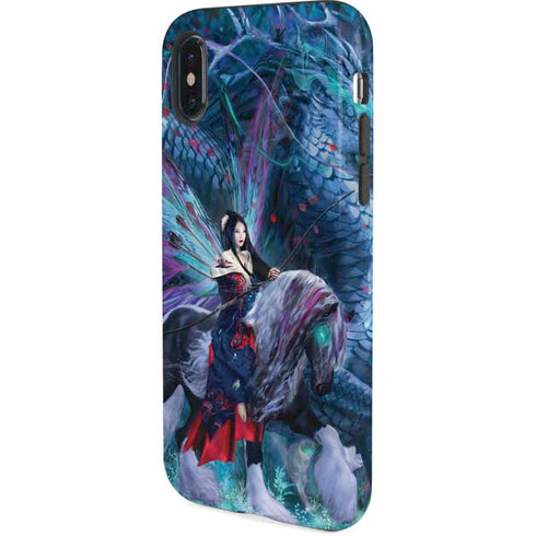 Ruth Thompson Ride of the Yokai Fairy and Dragon iPhone XS Pro Case