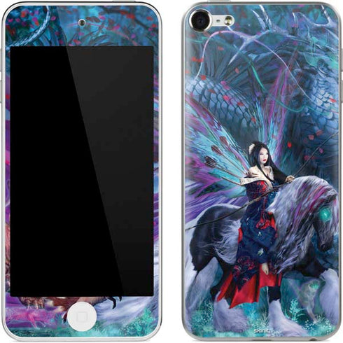 Ruth Thompson Ride of the Yokai Fairy and Dragon Apple iPod Skin