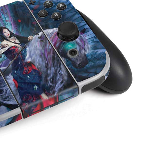 Ruth Thompson Ride of the Yokai Fairy and Dragon Nintendo Switch OLED (2021) Skin