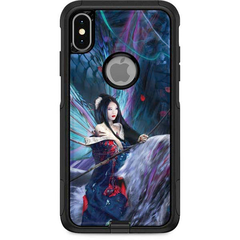 Ruth Thompson Ride of the Yokai Fairy and Dragon Otterbox Commuter iPhone Skin