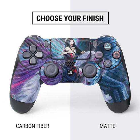 Ruth Thompson Ride of the Yokai Fairy and Dragon PS4 Controller Skin