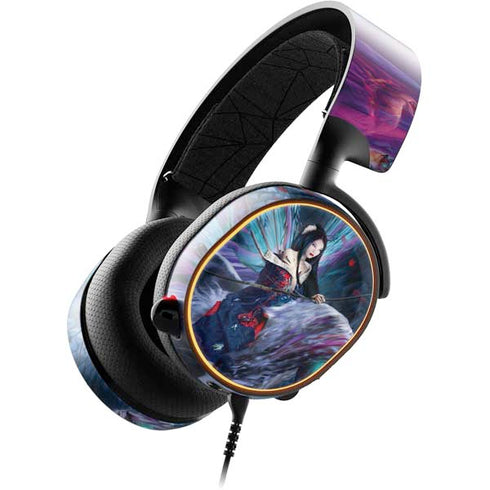 Ruth Thompson Ride of the Yokai Fairy and Dragon SteelSeries Arctis 5 Skin