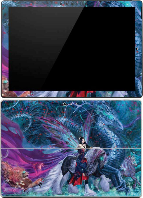 Ruth Thompson Ride of the Yokai Fairy and Dragon Surface Pro 4 Skin