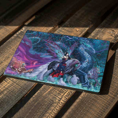 Ruth Thompson Ride of the Yokai Fairy and Dragon Surface Pro 7 Skin