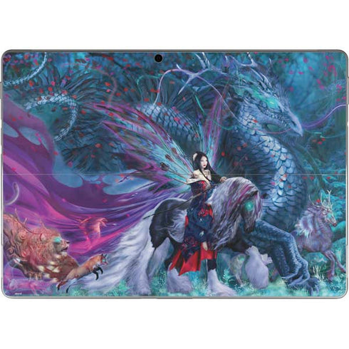 Ruth Thompson Ride of the Yokai Fairy and Dragon Surface Pro 9 Skin