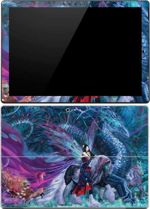 Ruth Thompson Ride of the Yokai Fairy and Dragon Surface Pro (2017) Skin