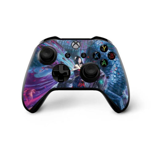 Ruth Thompson Ride of the Yokai Fairy and Dragon Xbox One X Controller Skin