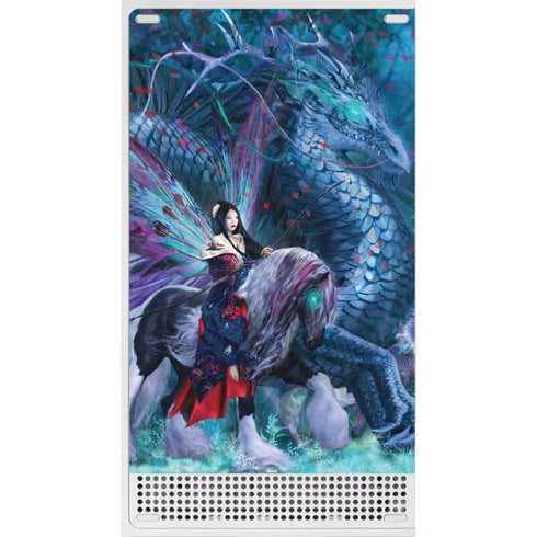 Ruth Thompson Ride of the Yokai Fairy and Dragon Xbox Series S Console Skin