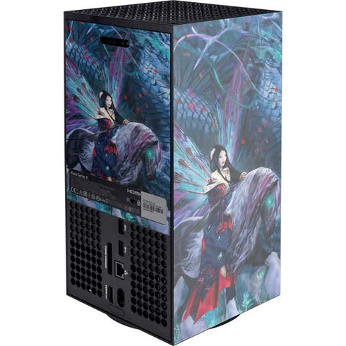 Ruth Thompson Ride of the Yokai Fairy and Dragon Xbox Series X Console Skin