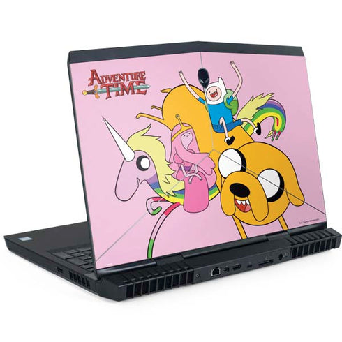 Adult Swim Adventure Time Riding in a Unicorn Dell Alienware Skin