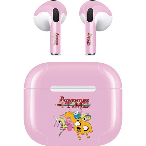 Adult Swim Adventure Time Riding in a Unicorn Apple AirPods (3rd Gen 2021) Skin