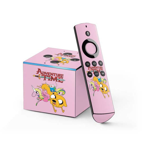 Adult Swim Adventure Time Riding in a Unicorn Fire TV Cube Skin