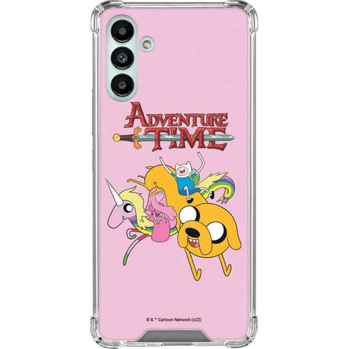 Adult Swim Adventure Time Riding in a Unicorn Galaxy A13 5G Clear Case