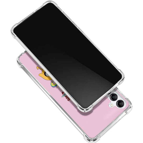 Adult Swim Adventure Time Riding in a Unicorn Galaxy A15 5G Clear Case