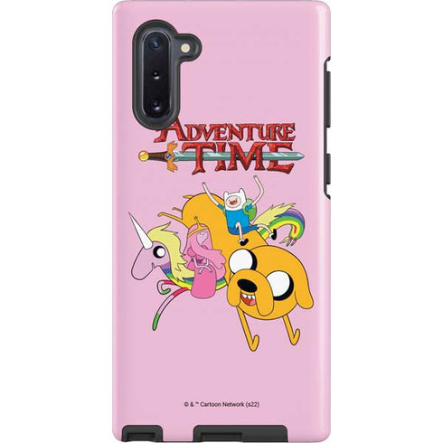 Adult Swim Adventure Time Riding in a Unicorn Galaxy Note 10 Pro Case