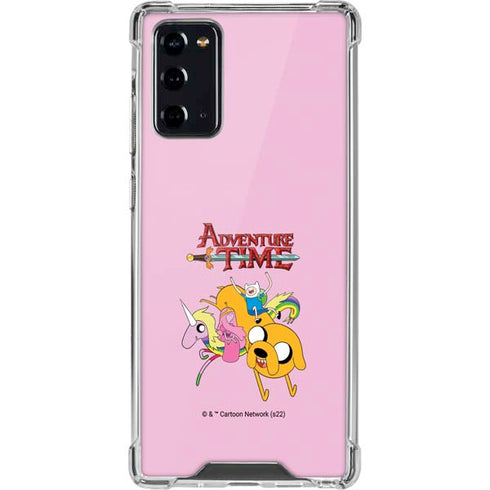 Adult Swim Adventure Time Riding in a Unicorn Galaxy Note20 5G Clear Case