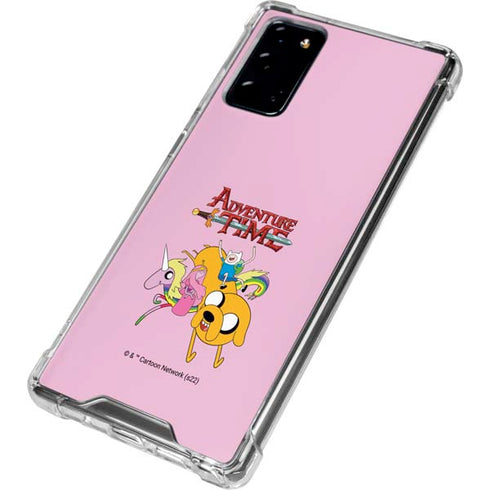 Adult Swim Adventure Time Riding in a Unicorn Galaxy Note20 5G Clear Case