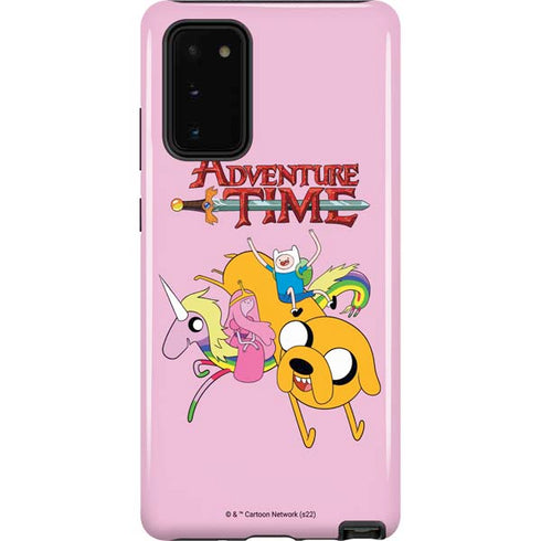 Adult Swim Adventure Time Riding in a Unicorn Galaxy Note20 5G Pro Case
