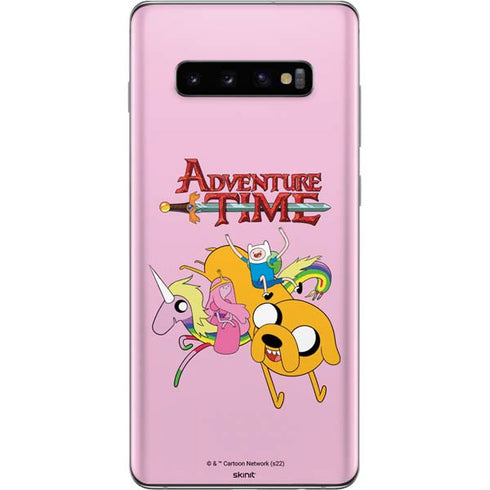 Adult Swim Adventure Time Riding in a Unicorn Galaxy S10 Plus Skin