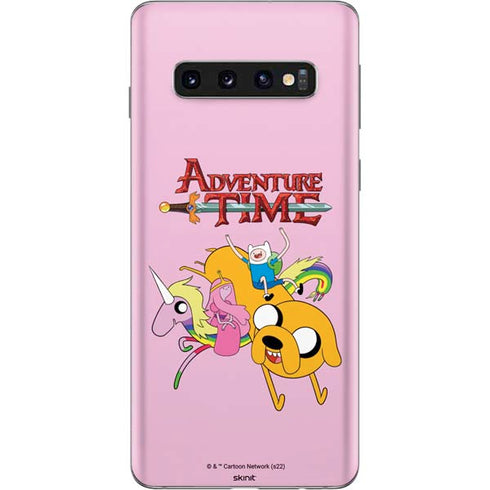 Adult Swim Adventure Time Riding in a Unicorn Galaxy S10 Skin