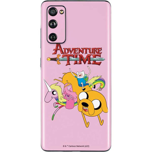 Adult Swim Adventure Time Riding in a Unicorn Galaxy S20 Fan Edition Skin