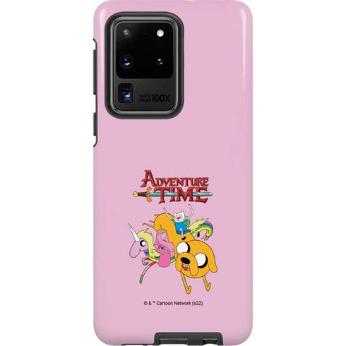 Adult Swim Adventure Time Riding in a Unicorn Galaxy S20 Ultra 5G Pro Case