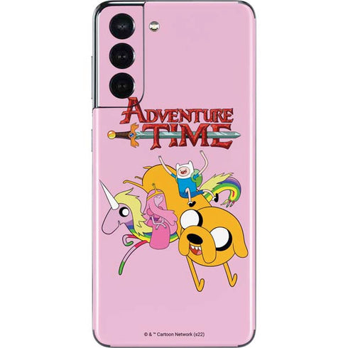 Adult Swim Adventure Time Riding in a Unicorn Galaxy S21 5G Skin