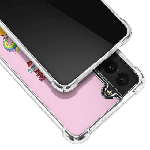 Adult Swim Adventure Time Riding in a Unicorn Galaxy S21 Plus 5G Clear Case