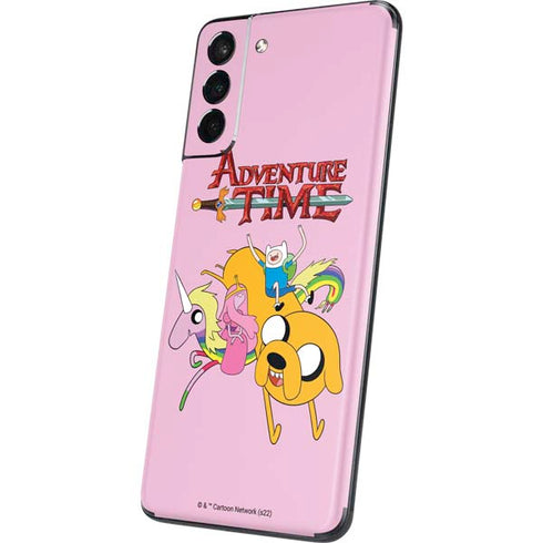 Adult Swim Adventure Time Riding in a Unicorn Galaxy S21 Plus 5G Skin