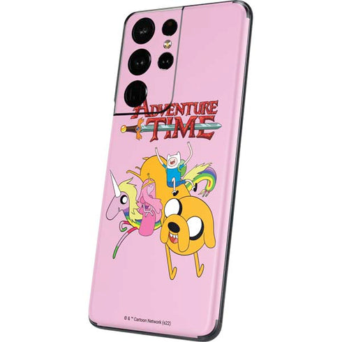 Adult Swim Adventure Time Riding in a Unicorn Galaxy S21 Ultra 5G Skin