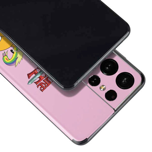 Adult Swim Adventure Time Riding in a Unicorn Galaxy S21 Ultra 5G Skin