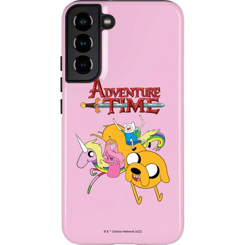 Adult Swim Adventure Time Riding in a Unicorn Galaxy S22 Plus Pro Case