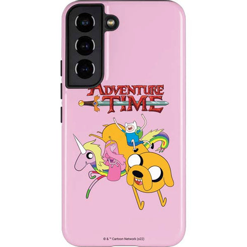 Adult Swim Adventure Time Riding in a Unicorn Galaxy S22 Pro Case