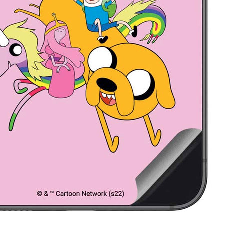 Adult Swim Adventure Time Riding in a Unicorn Galaxy S23 FE Skin