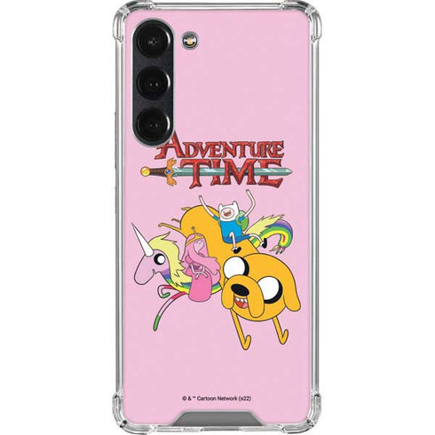 Adult Swim Adventure Time Riding in a Unicorn Galaxy S23 Plus Clear Case